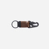 Leather Keychain Clip Closed