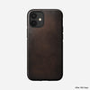 Rugged case magsafe horween leather rustic brown iphone 12 mini   